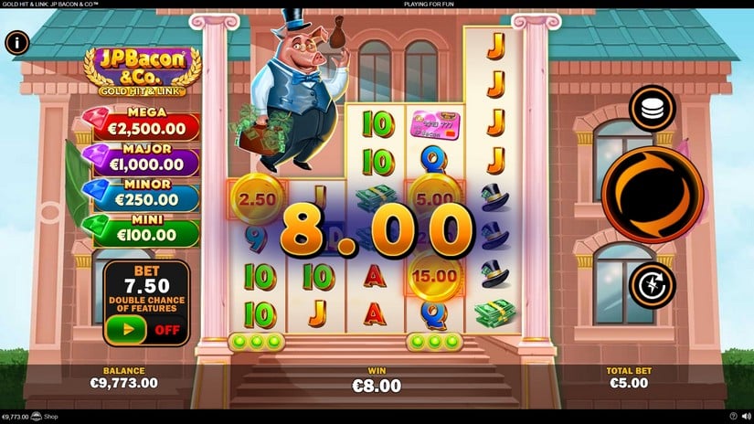 Gold Hit & Link: JP Bacon & Co slot screen 4