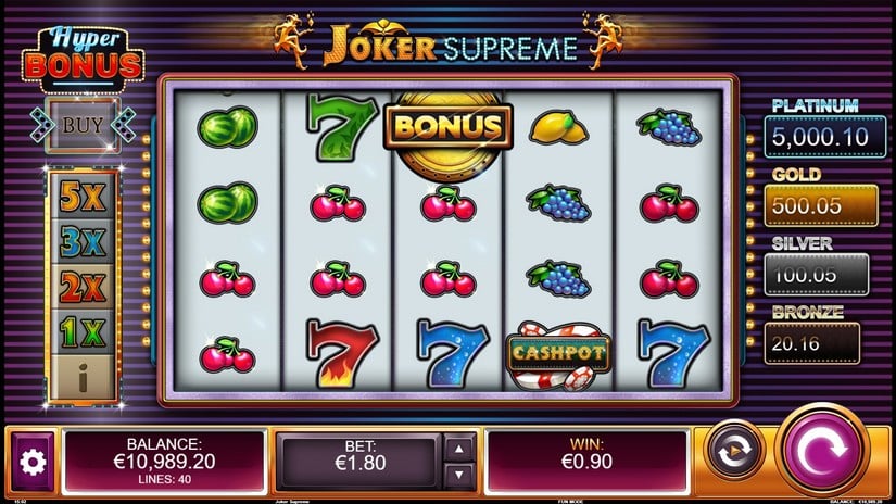 Joker Supreme slot screen 1
