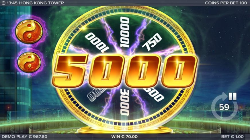 Hong Kong Tower slot screen 4