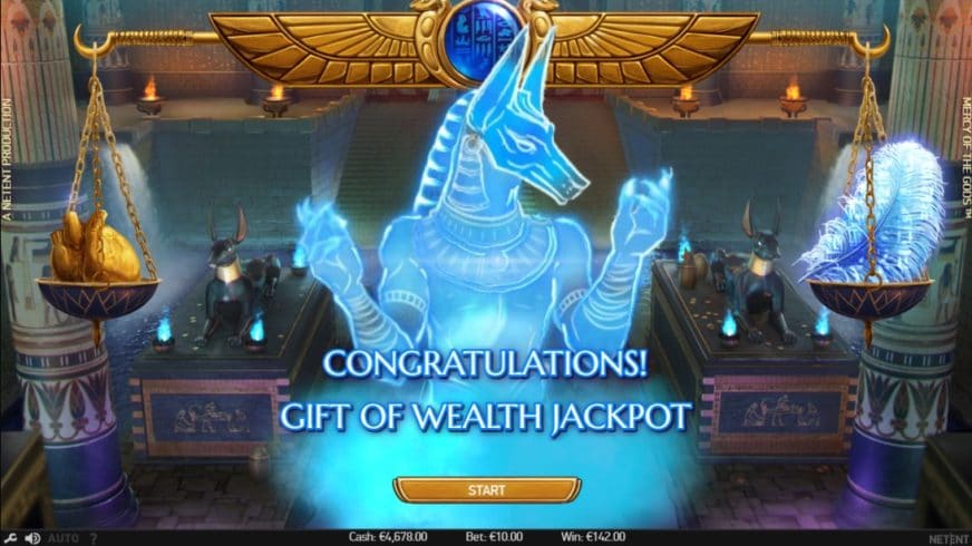 Mercy of the Gods slot screen 6