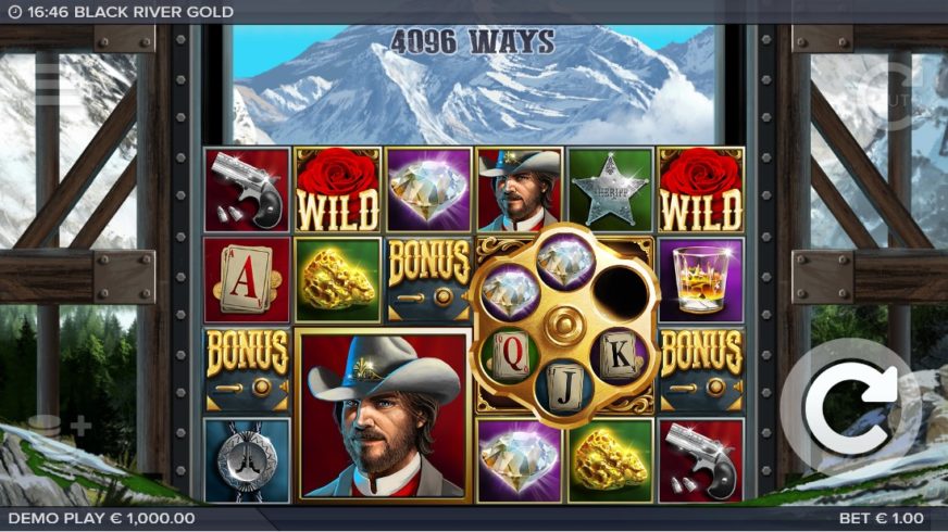 Black River Gold slot screen 1