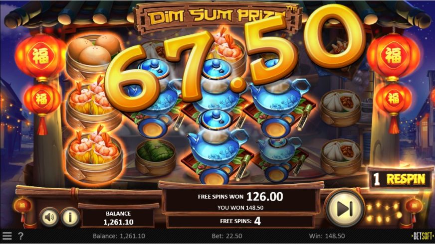 Dim Sum Prize slot screen 3