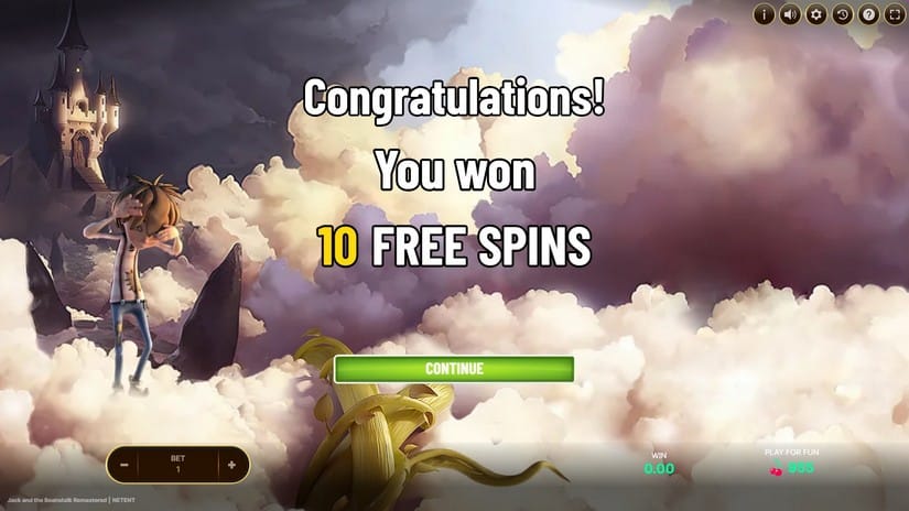 Jack and the Beanstalk Remastered slot screen 3