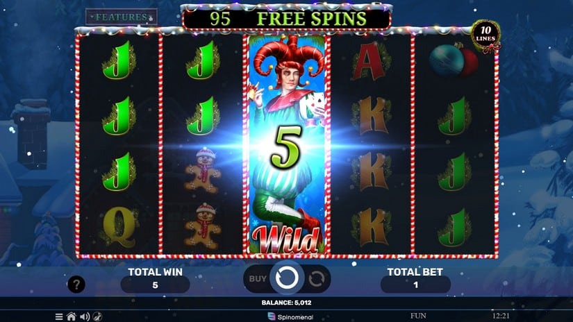 Jokers Charms Xmas slot screen 5