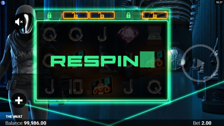 The Vault slot screen 2