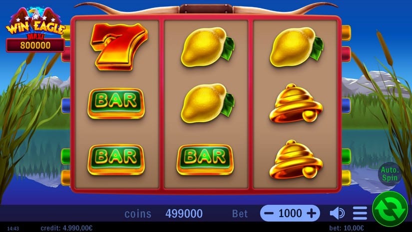 Win Eagle slot screen 1