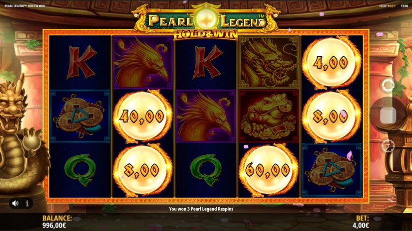 Pearl Legend: Hold&Win slot screen 2