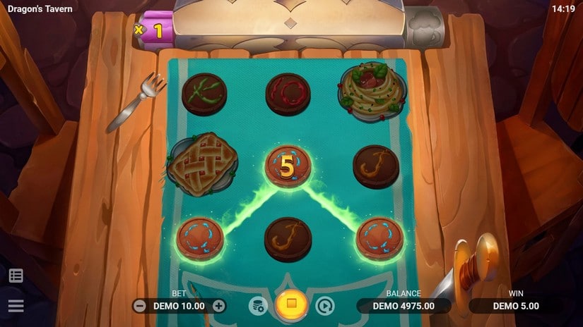 Dragon’s Tavern slot screen 2