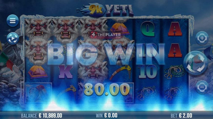 9k Yeti slot screen 5