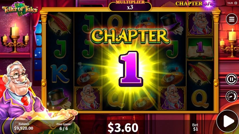 Teller of Tales slot screen 5