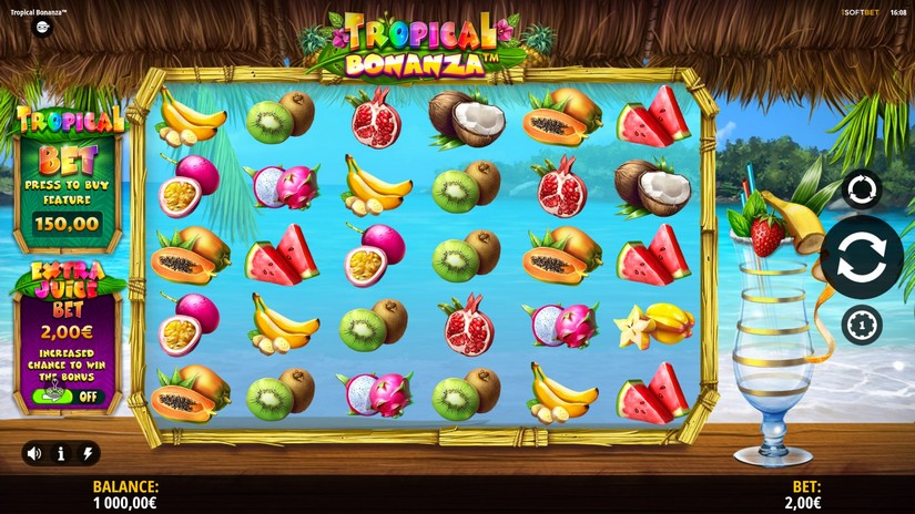 Tropical Bonanza slot screen 1