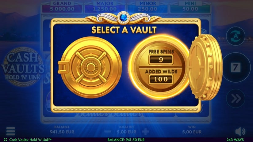 Cash Vault slot screen 7
