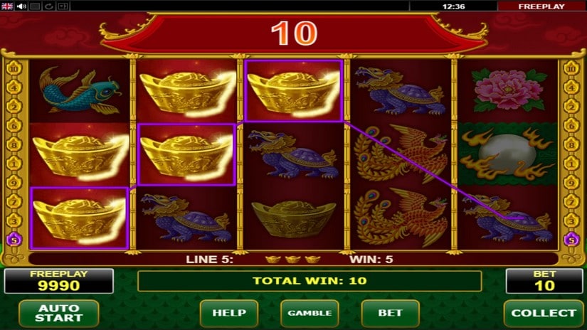 Wild Dragon slot screen 2